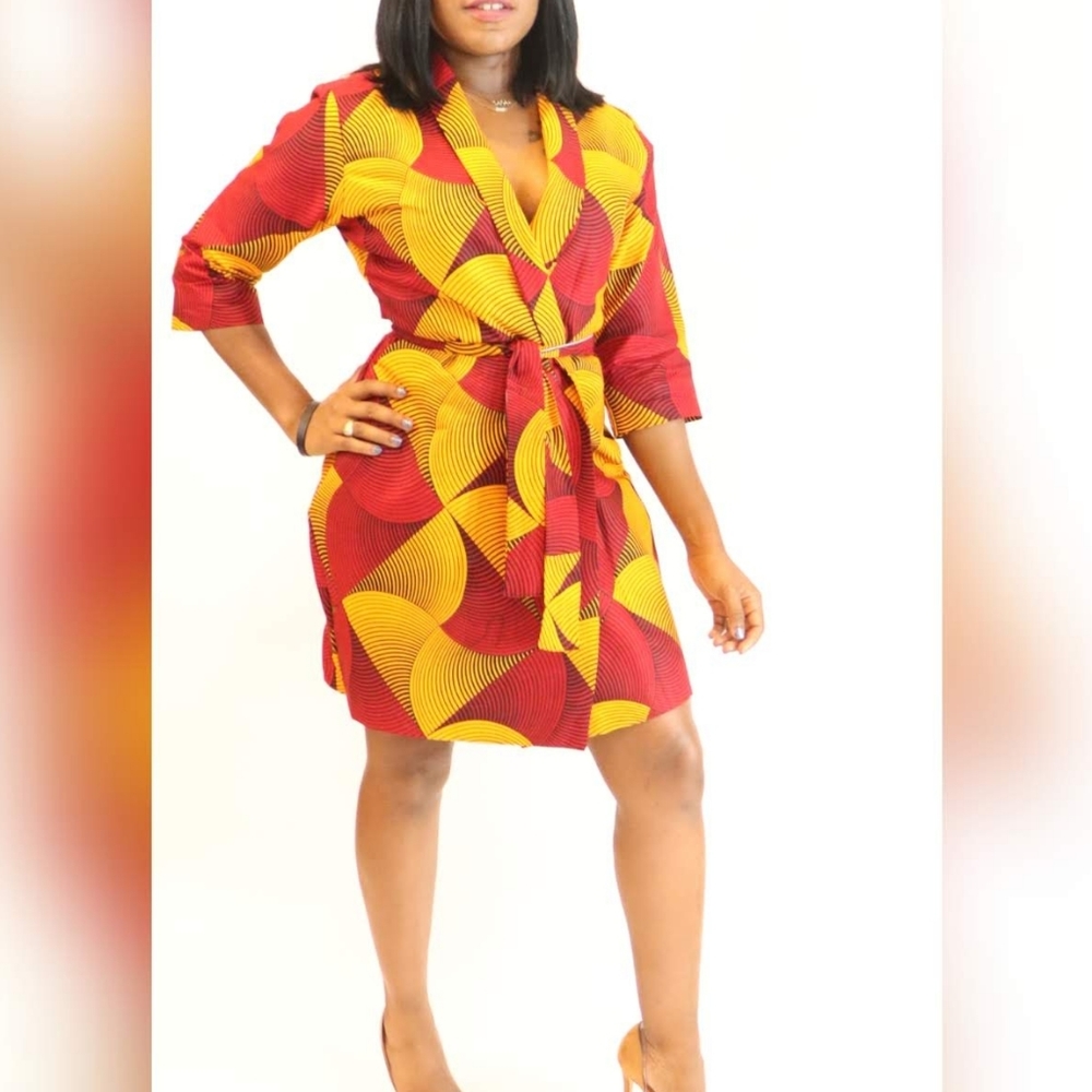 Wrap Ankara Dress